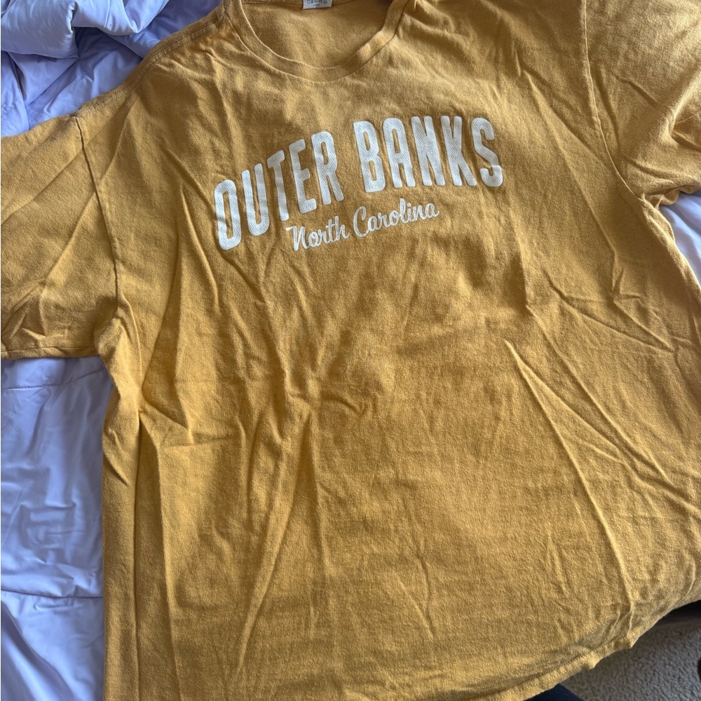 Outer Banks North Carolina Yellow T-Shirt